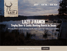 Tablet Screenshot of lazyjranches.com